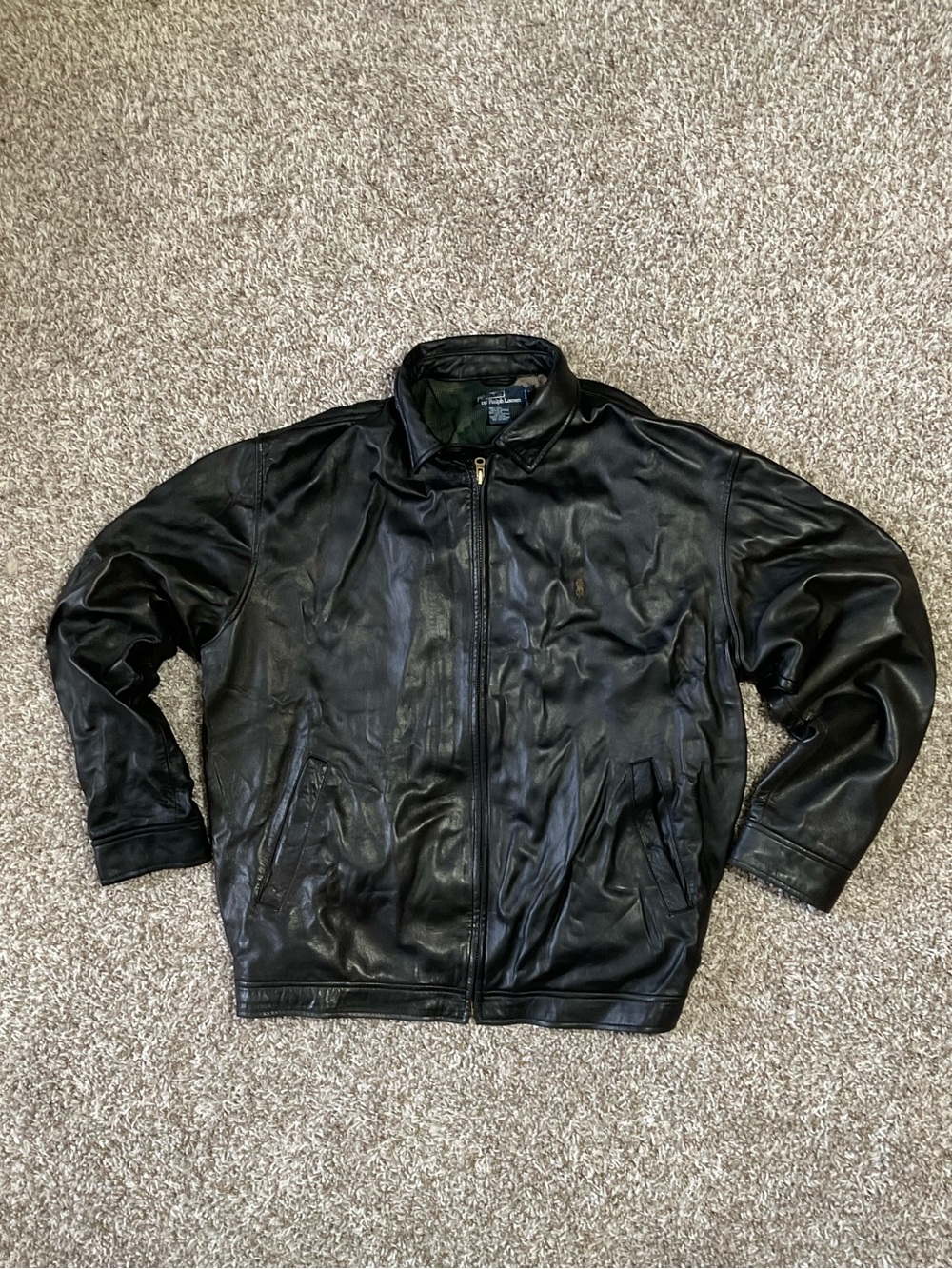 Polo by Ralph Lauren Brown Leather Jacket